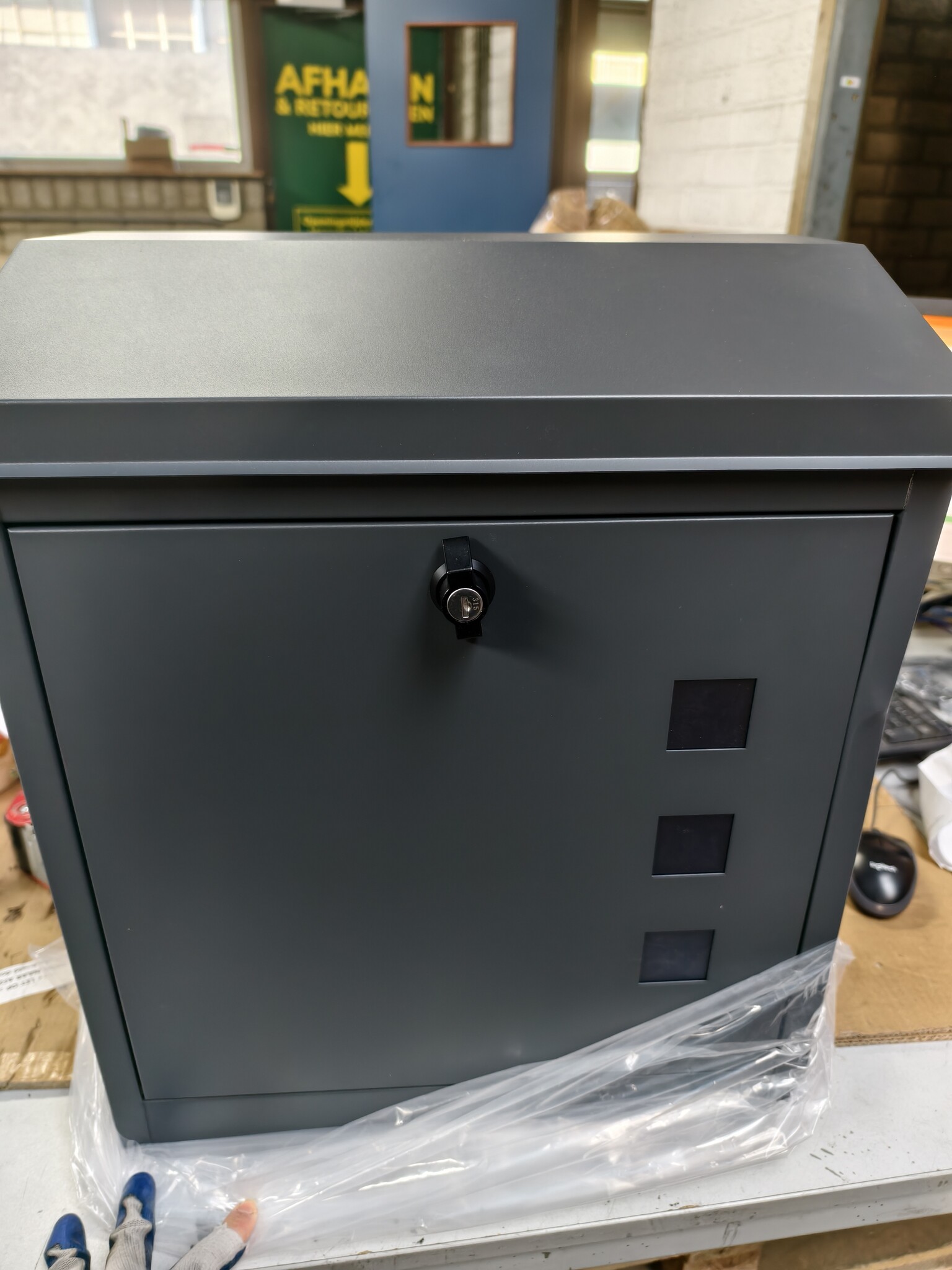 Pakketbrievenbus Wandmodel Antraciet - 63% Korting!