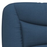 vidaXL Hoofdbordkussen Blauw 140 cm - 75% Korting!