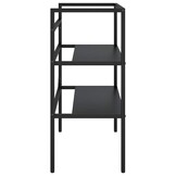 VidaXL Wastafelframe Zwart IJzer 79x38x83cm (65% Korting)
