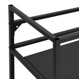 VidaXL Wastafelframe Zwart IJzer 79x38x83cm (65% Korting)