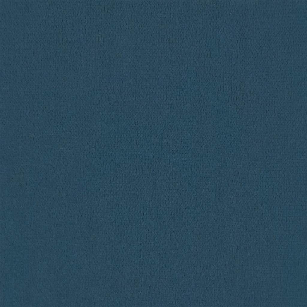 vidaXL Hanko Hoofdbordkussen Blauw Fluweel 140cm - 46% Korting!