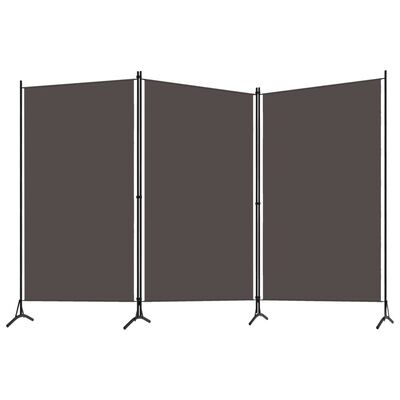 VidaXL Kamerscherm 3 panelen, 260x180cm Antraciet | -57%