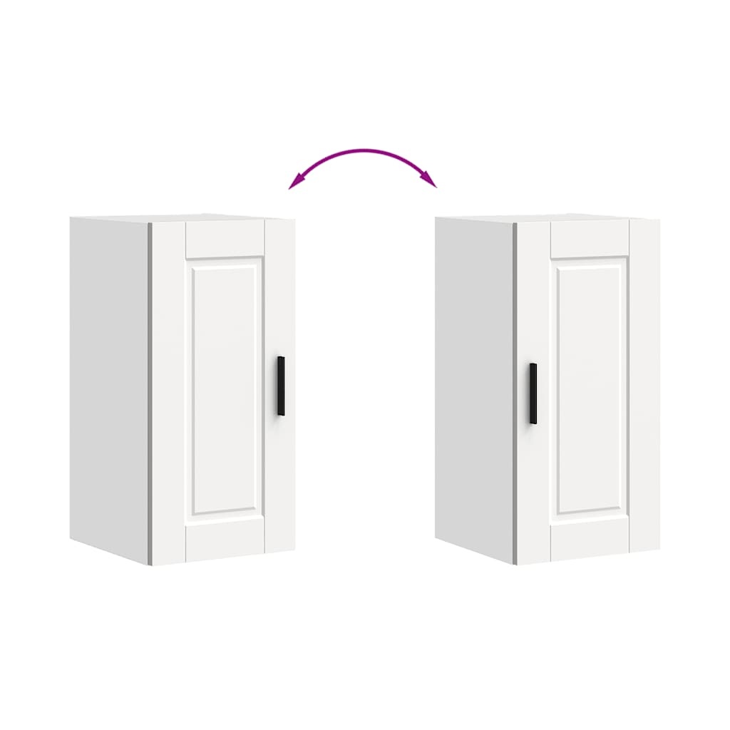 vidaXL Keukenwandkast Porto Wit - 73% Korting!