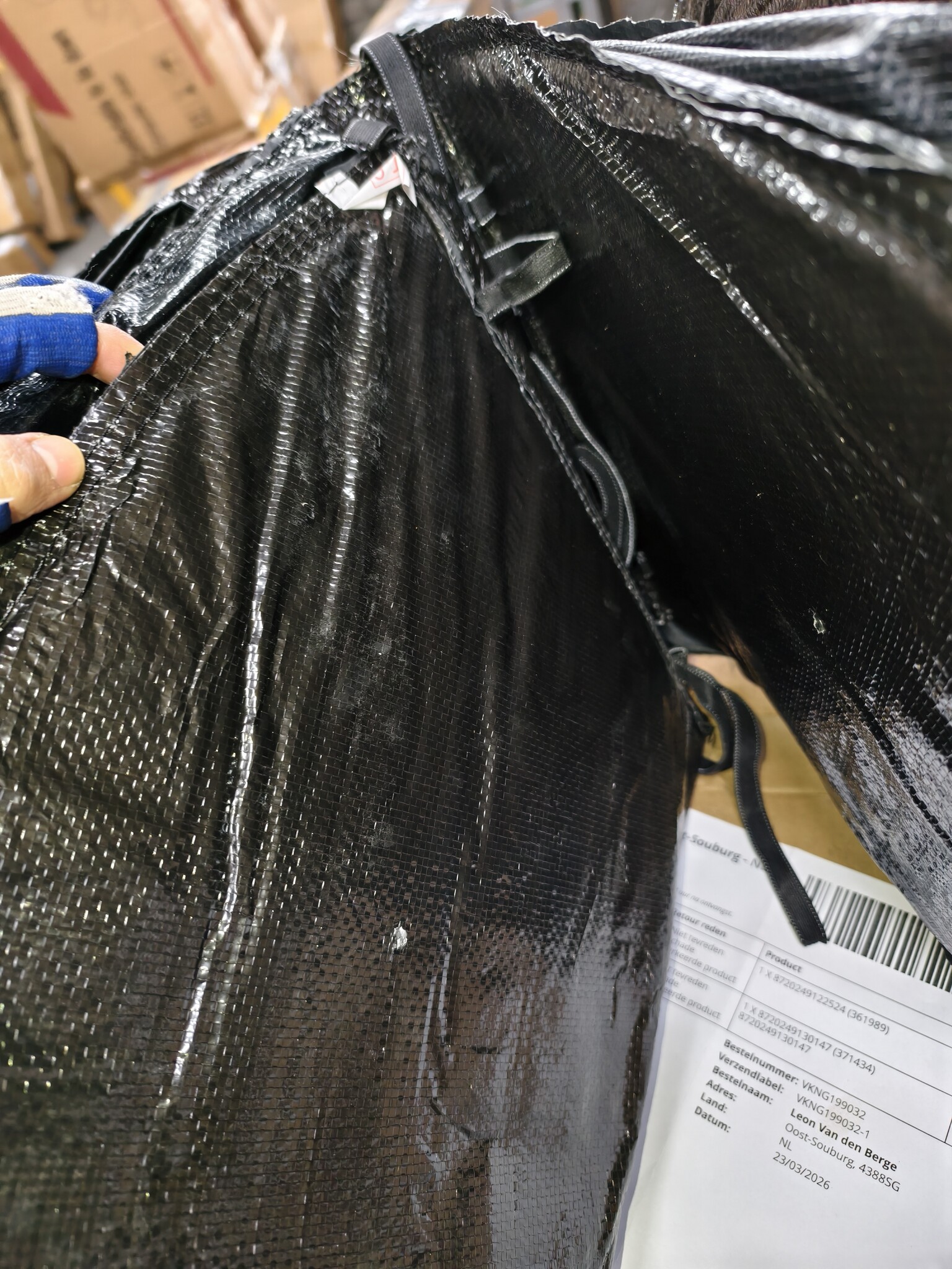 Trampolinerand Afdekking 180cm Zwart - 56% Korting!