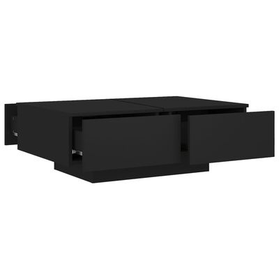 vidaXL Salontafel Zwart 90x60x31 cm - 86% Korting!