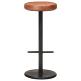 Bruine Leren Barkrukken (2 stuks) - 61% Korting
