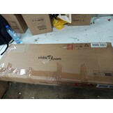 Badkamerkast met Spiegel - bewerkt hout - Betongrijs - 72% Korting!