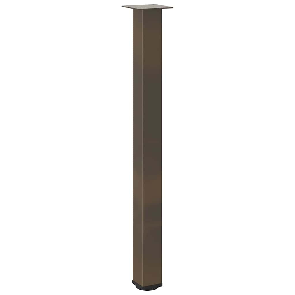 vidaXL Salontafelpoten Staal Naturel 100-102cm (4 stuks) - 64% Korting