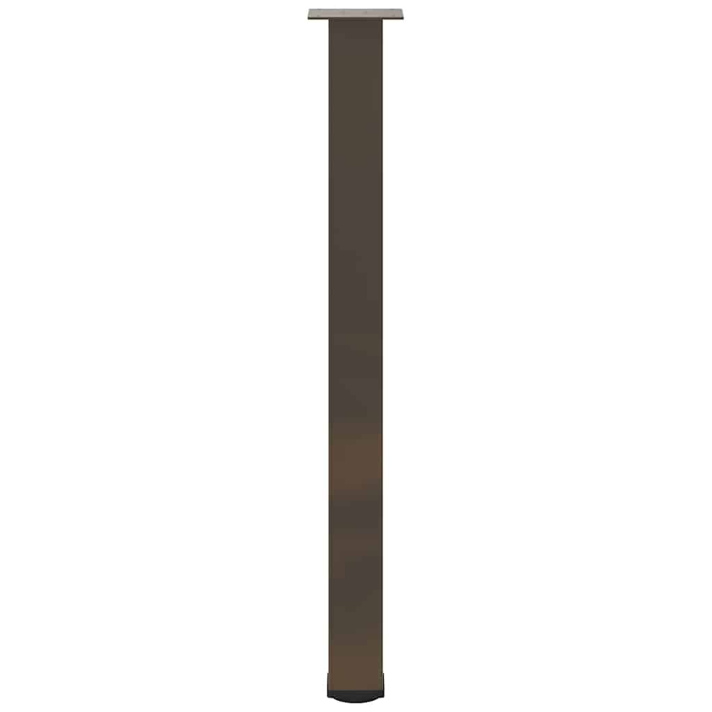 vidaXL Salontafelpoten Staal Naturel 100-102cm (4 stuks) - 64% Korting