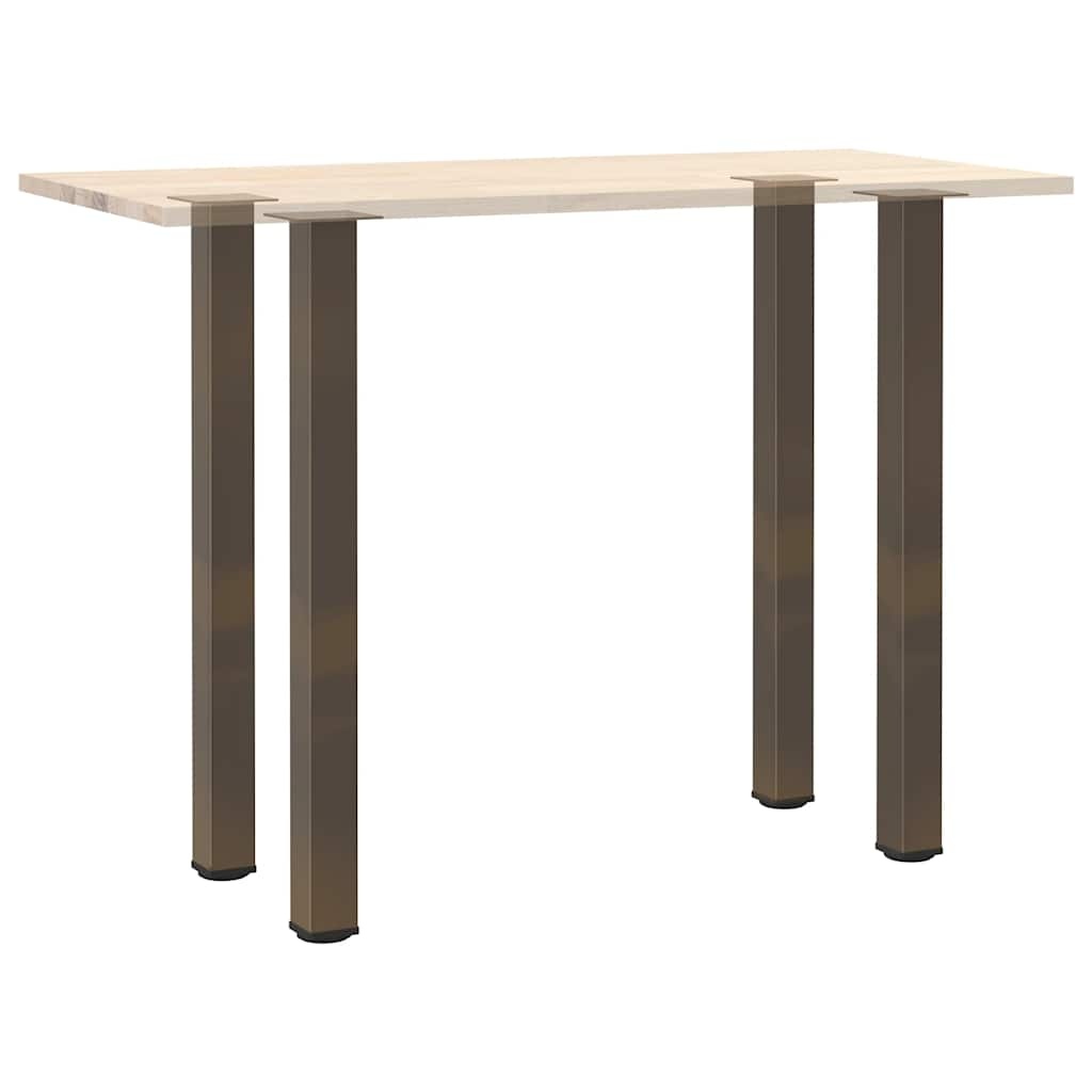 vidaXL Salontafelpoten Staal Naturel 100-102cm (4 stuks) - 64% Korting