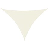 vidaXL Driehoekig Zonnescherm 4x5x6,4m Oxford Stof Crème - 66% Korting!