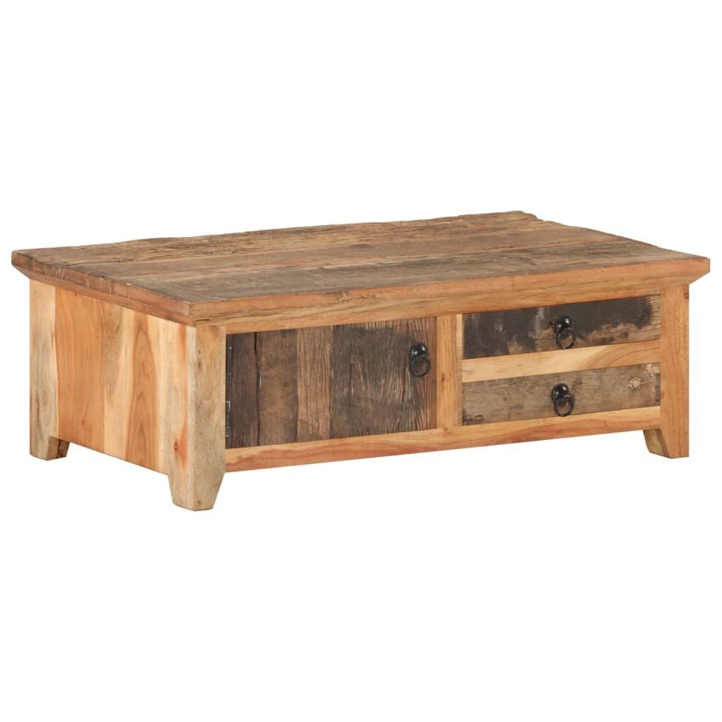 Gerecyclede Houten Salontafel 90x50 cm - 61% Korting!