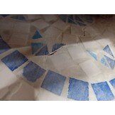 vidaXL Mozaïek Bistrotafel (Blauw/Wit) - 54% Korting