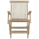 VidaXL Teakhouten Tuinstoelen 2 st. Inklapbaar - 58% Korting!