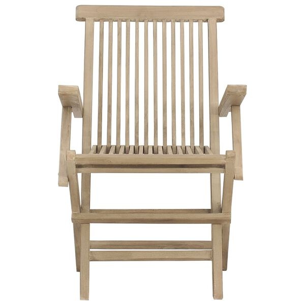 VidaXL Teakhouten Tuinstoelen 2 st. Inklapbaar - 58% Korting!