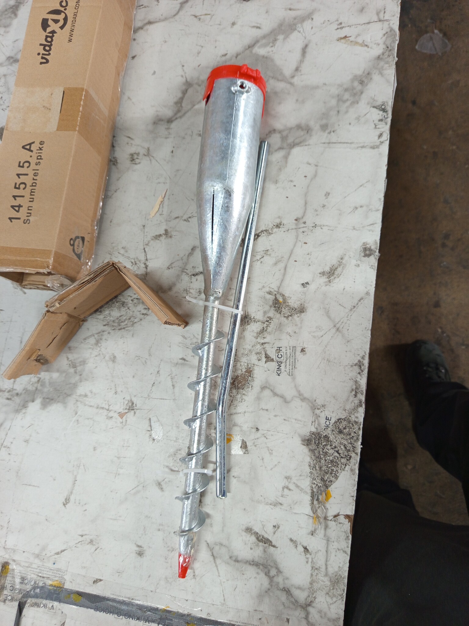 VidaXL Parasolvoet Gegalvaniseerd Staal - 54% Korting!