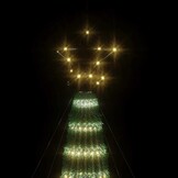 vidaXL LED Kerstboom 180cm - Warm Wit - 56% Korting