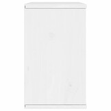 vidaXL TV-meubel Grenenhout Wit ODDA - 79x24x40cm - 71% Korting