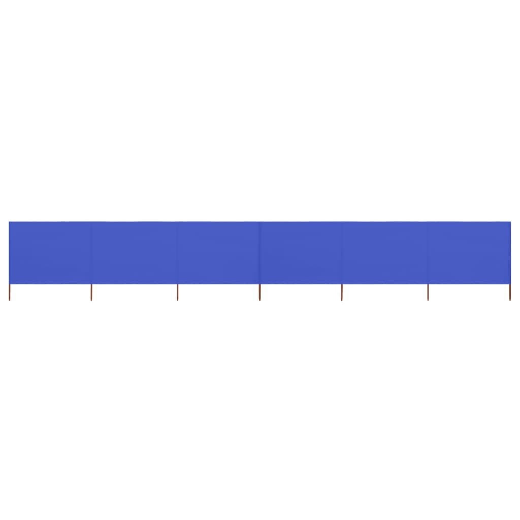 VidaXL Windscherm Azuurblauw 800x120cm - 74% Korting!