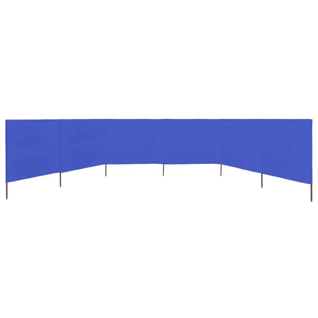 VidaXL Windscherm Azuurblauw 800x120cm - 74% Korting!