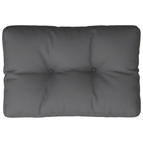 VidaXL Palletkussen Antraciet (50x40x12 cm) - 57% Korting!