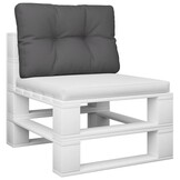 VidaXL Palletkussen Antraciet (50x40x12 cm) - 57% Korting!