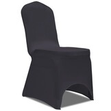 vidaXL Stoelhoes Stretch Antraciet (4 stuks) - 47% Korting!