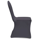 vidaXL Stoelhoes Stretch Antraciet (4 stuks) - 47% Korting!