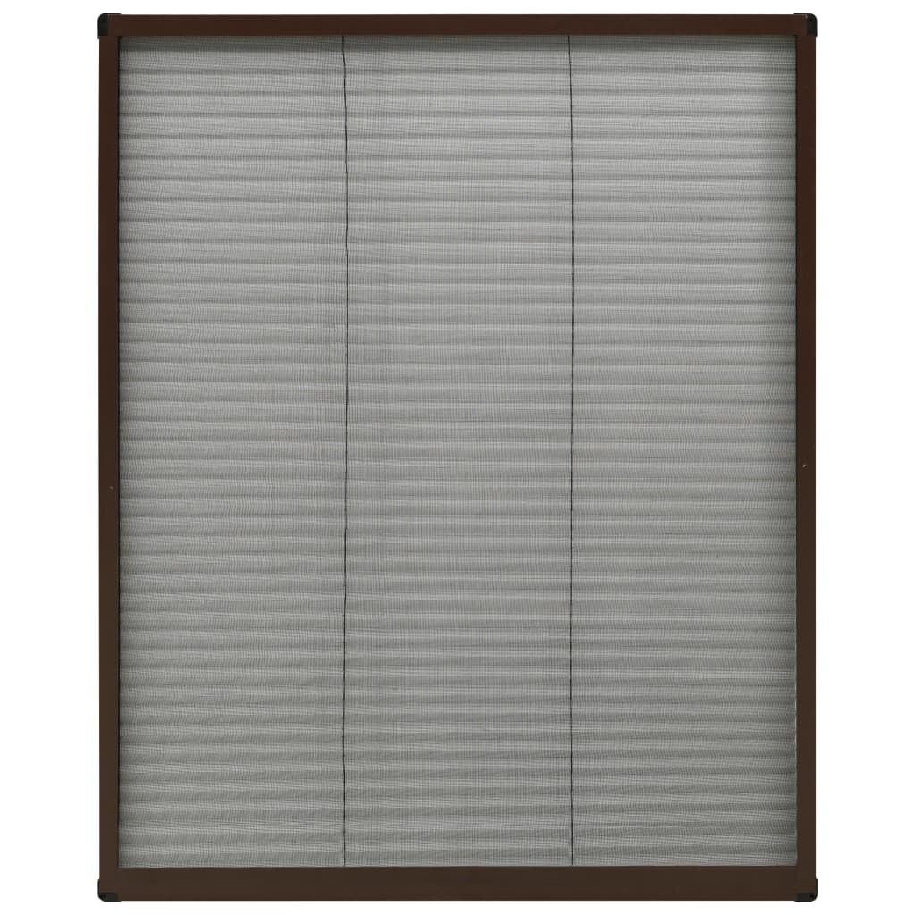 vidaXL Plissé Raamhor 80x100cm Bruin - 65% Korting