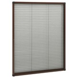 vidaXL Plissé Raamhor 80x100cm Bruin - 65% Korting