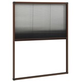 vidaXL Plissé Raamhor 80x100cm Bruin - 65% Korting