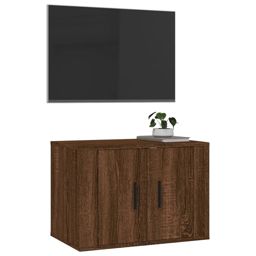 VidaXL TV-meubel Bruin Eiken 57x34,5x40cm - 57% Korting!