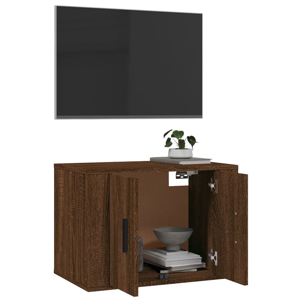 VidaXL TV-meubel Bruin Eiken 57x34,5x40cm - 57% Korting!