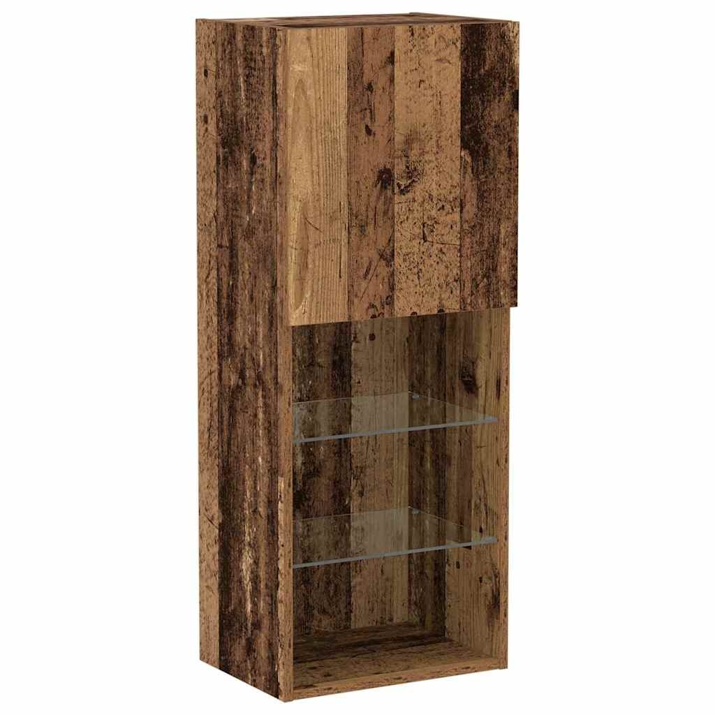 TV-meubel Wandmontage Oud Hout - 74% Korting!