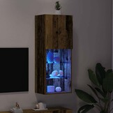 TV-meubel Wandmontage Oud Hout - 74% Korting!