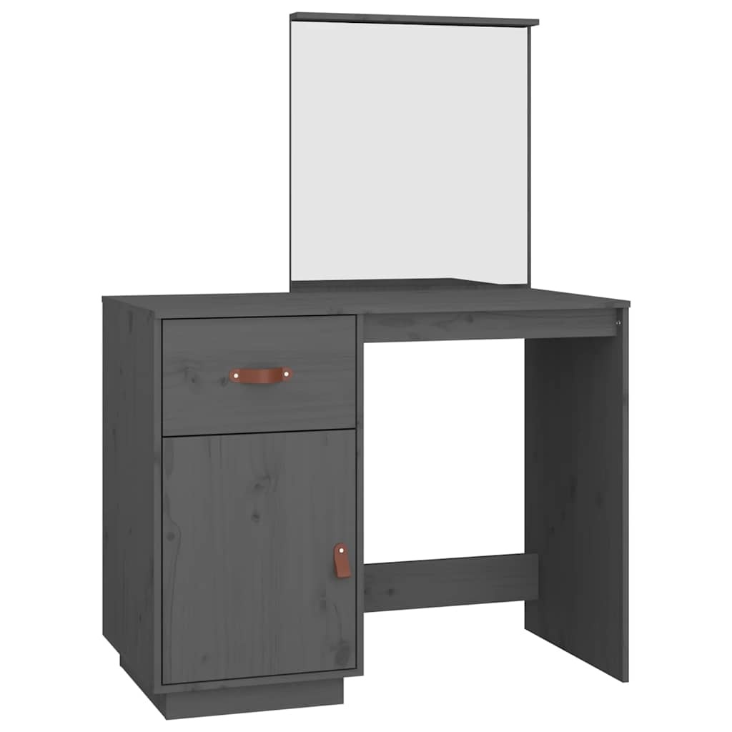 Kaptafel van Grenenhout (Grijs) - 70% Korting!
