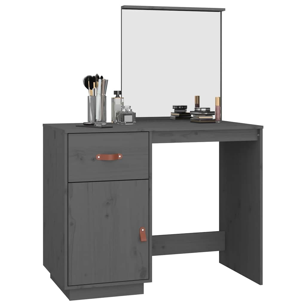 Kaptafel van Grenenhout (Grijs) - 70% Korting!