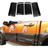 Ford Ranger Zijbeschermstrips - Matzwart - 58% Korting!