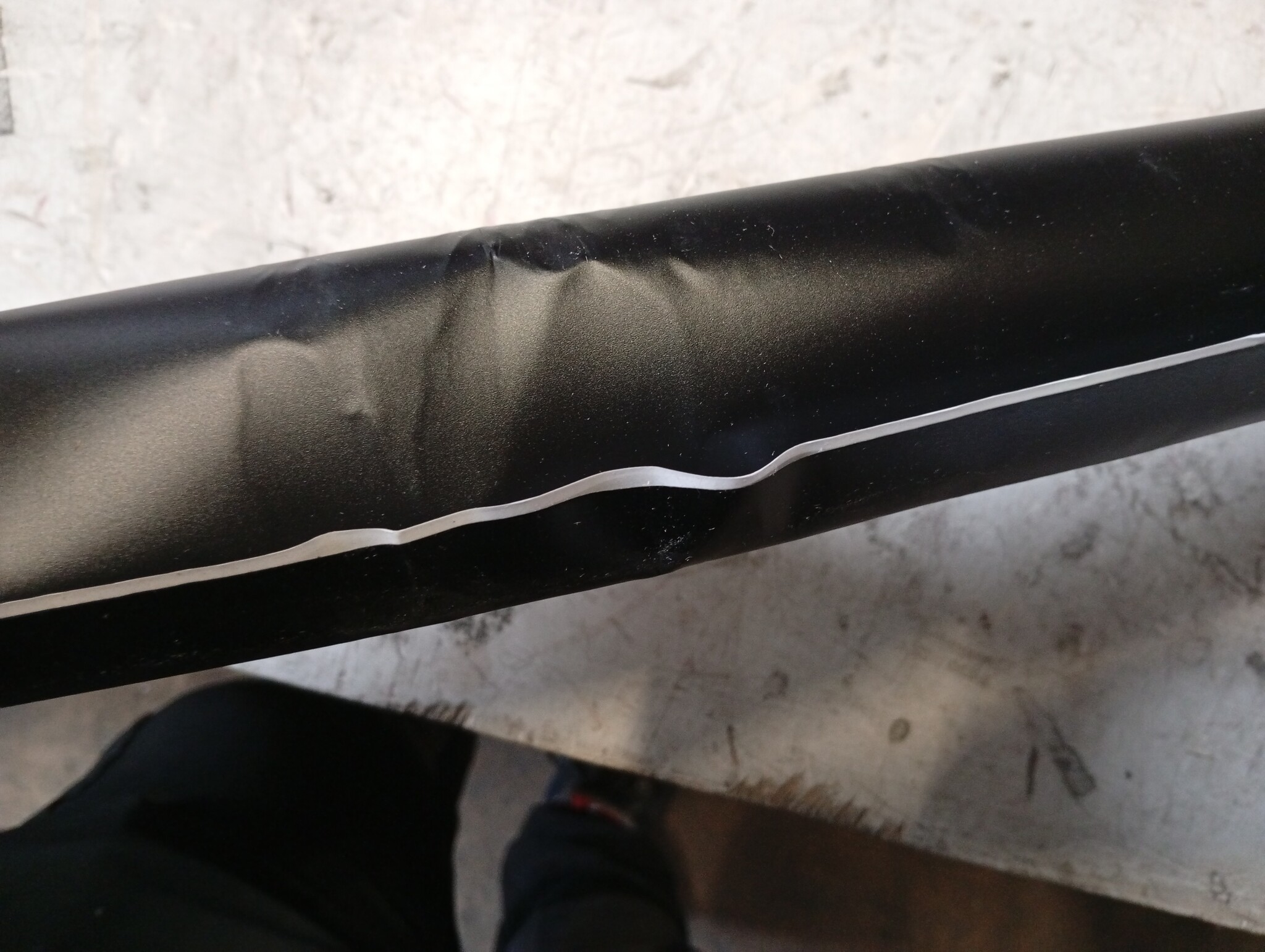 Middlesized matzwart autofolie (200x152 cm) - 71% Korting!