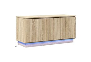 TV-meubel met LED Sonoma Eiken - 66% Korting - Onvolledig