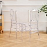 Napoleon Stoelen - Transparant Polycarbonaat (2 stuks) - 48% Korting