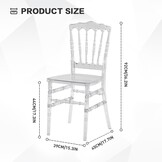 Napoleon Stoelen - Transparant Polycarbonaat (2 stuks) - 48% Korting