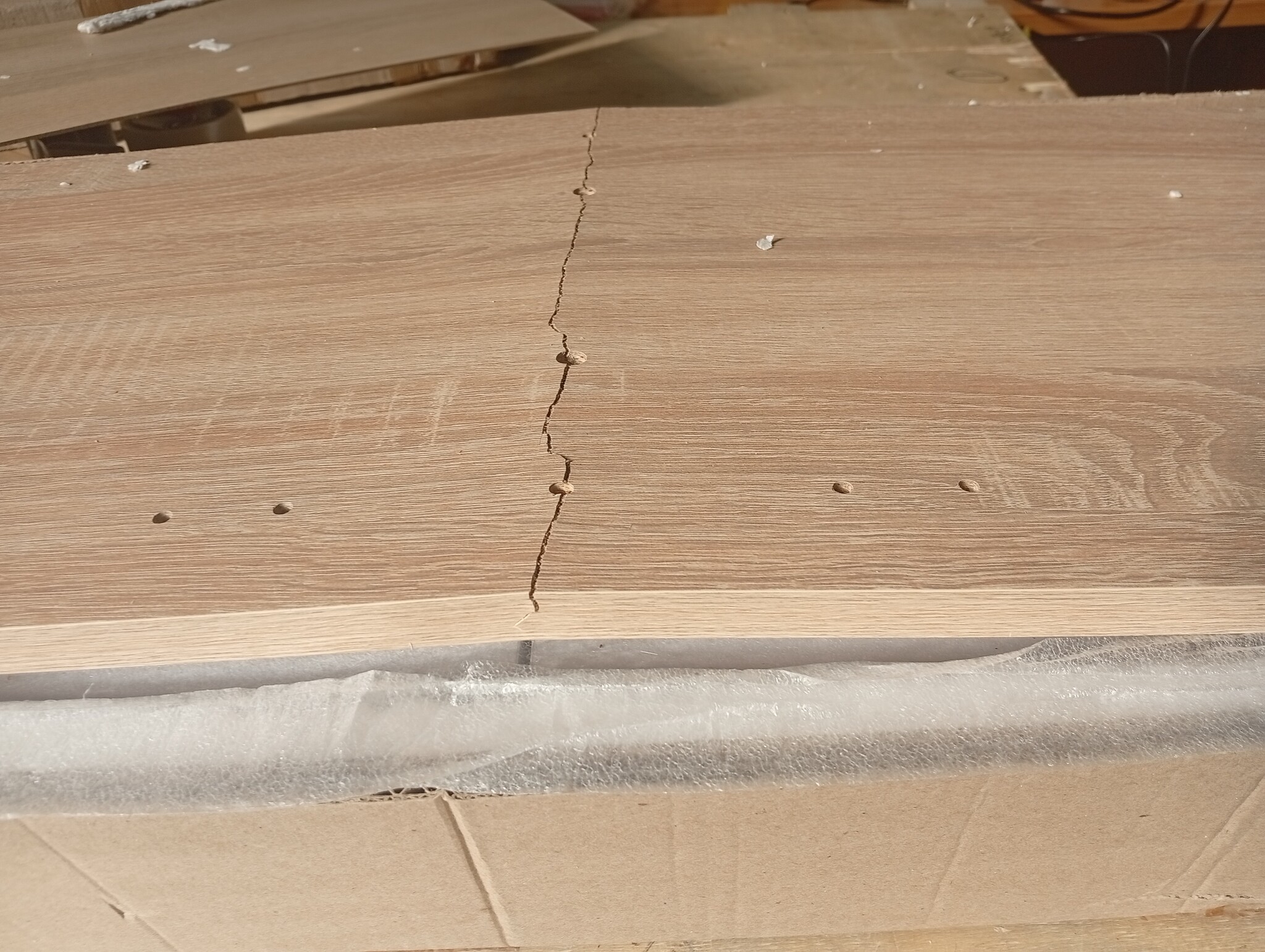 VidaXL TV-meubel 95x35x36 cm Eiken/Wit - 75% Korting!