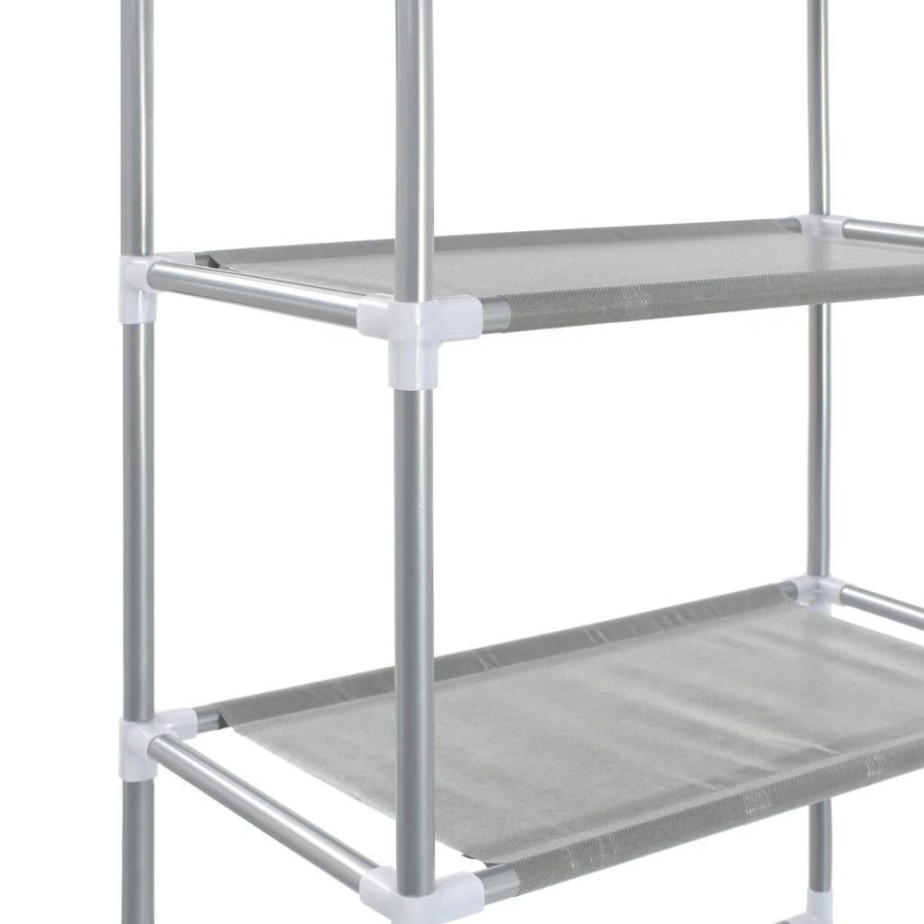 vidaXL Opbergrek Toilet 3-laags Zilver - 59% Korting!