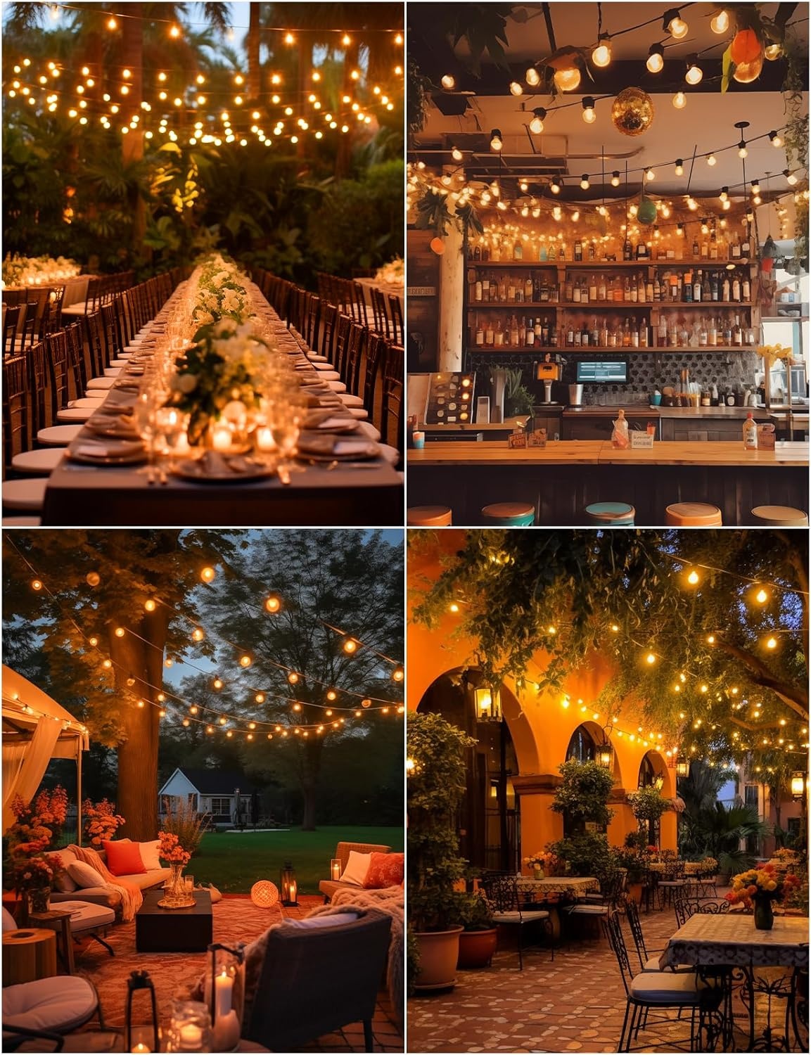 Lichtsnoer Buiten 60M IP65 Waterdicht - 35% Korting!