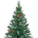 Levenschte Kunstkerstboom met Dennenappels 180 cm | 61% Korting!