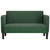 Loveseat Bank VidaXL Donkergroen Corduroy - 35% Korting