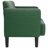 Loveseat Bank VidaXL Donkergroen Corduroy - 35% Korting