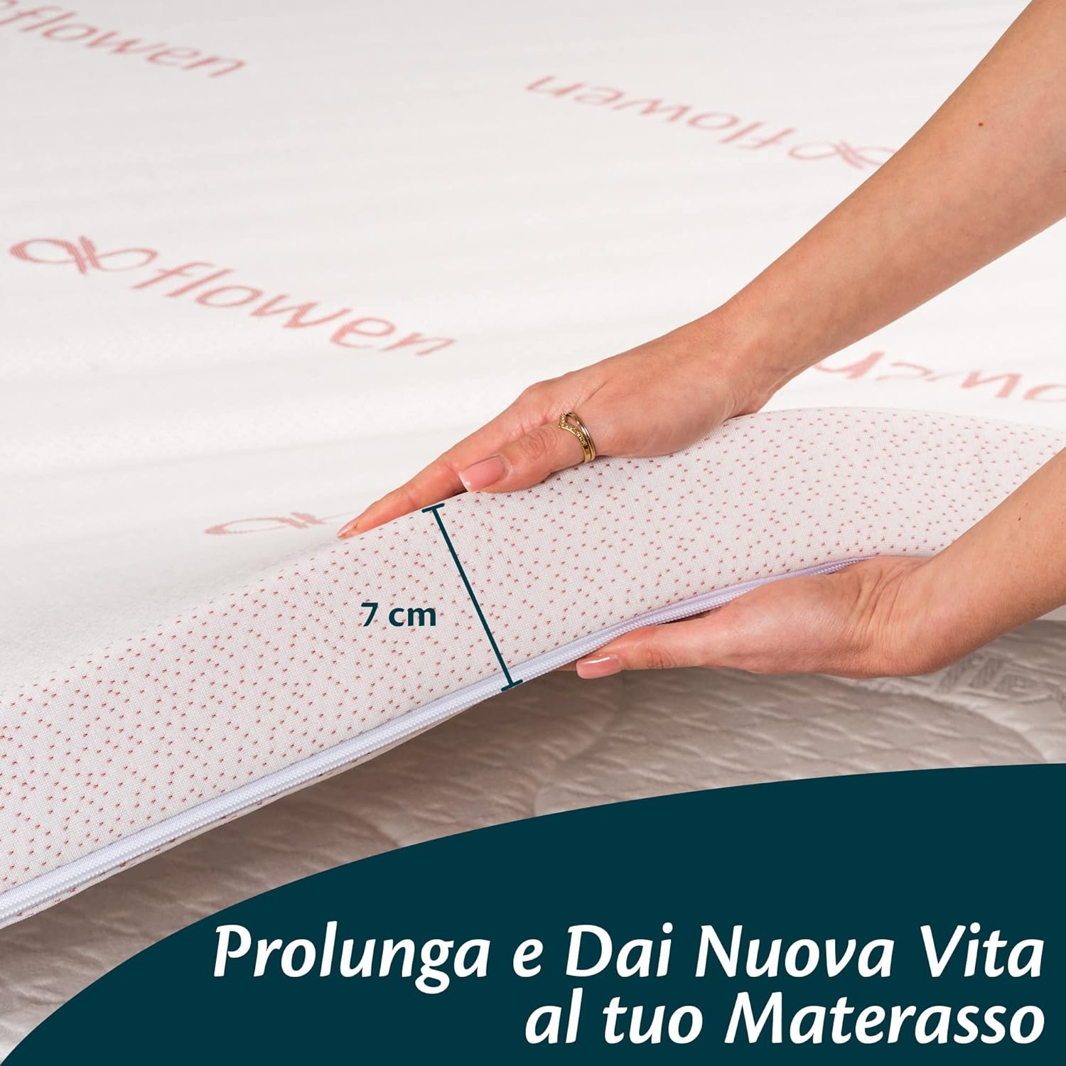 Schuimtopper 80x190cm (6cm dik) - 34% Korting!