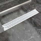 VidaXL Doucheafvoer RVS Rechthoekig Golf 73x14cm - 55% Korting